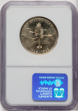 1935 50C Spanish Trail CAC Commemorative Silver NGC MS65