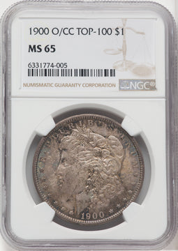 1900-O/CC $1 Morgan Dollar NGC MS65