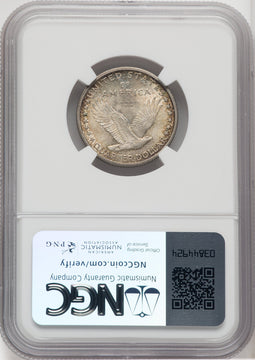 1917 Type One FH Standing Liberty Quarter NGC MS67