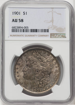 1901 Morgan Dollar NGC AU58 (764008013)
