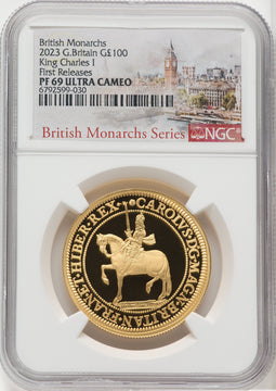 2023 1 oz Gold Charles III NCG PR69 Ultra Cameo