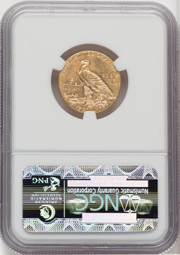 1908-D $5 Indian Half Eagle NGC MS62