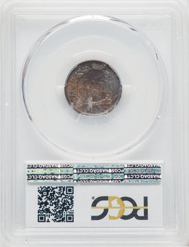1873 1C Open 3 BN Indian Cent PCGS MS64