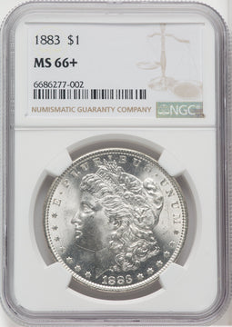 1883 $1 Morgan Dollar NGC MS66+ (505774015)
