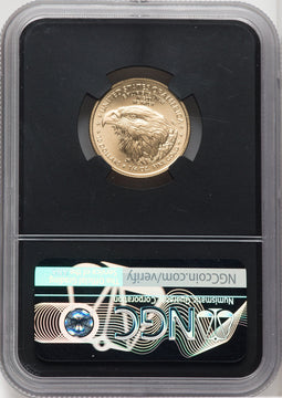 2022 $10 Quarter Ounce Gold Eagle FDI NGC MS70