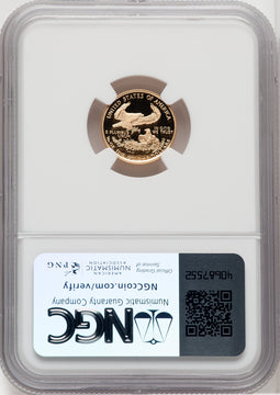 1994-W $5 Tenth-Ounce Gold Eagle Brown Label NGC PF70