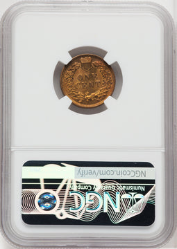 1908 1C RD Indian Cent NGC MS65