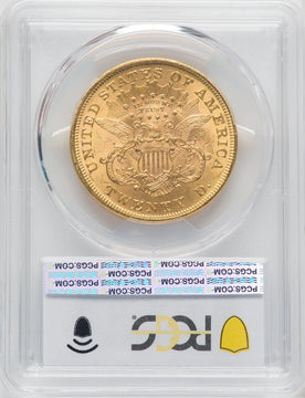 1876 $20 Liberty Double Eagle PCGS MS62
