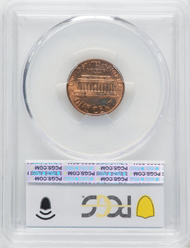1969-S 1C DOUBLE DIE RB Lincoln Cent PCGS MS63