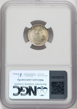 1937 10C FB Mercury Dime NGC MS66