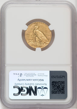 1913-S $5 Indian Half Eagle NGC MS62