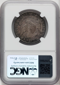 1835 50C Bust Half Dollar Details NGC AU50