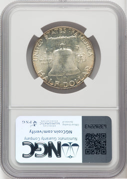 1949 50C FL Franklin Half Dollar NGC MS66+