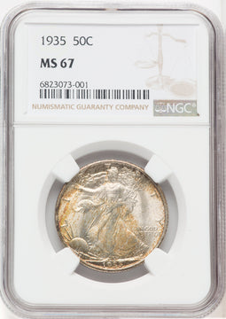 1935 50C Walking Liberty Half Dollar NGC MS67 (517913038)