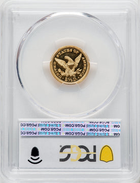 1899 $2.50 CA CAC Proof Liberty Quarter Eagle PCGS PR62