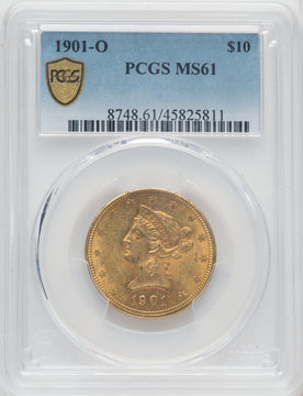 1901-O $10 Liberty Eagle PCGS MS61