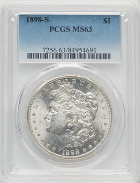 1898-S $1 Morgan Dollar PCGS MS63