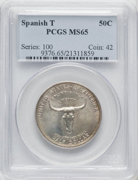 1935 50C Spanish Trail Commemorative Silver PCGS MS65