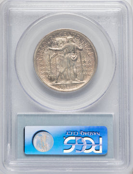 1921 50C Missouri 2x4 Commemorative Silver PCGS MS64