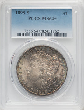 1898-S $1 Morgan Dollar PCGS MS64+
