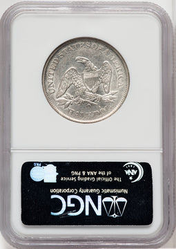 1861-O 50C Seated Half Dollar NGC AU55