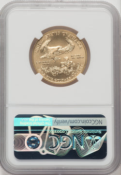 2021 $25 Half-Ounce Gold Eagle Type One First Day of Issue NGC MS70