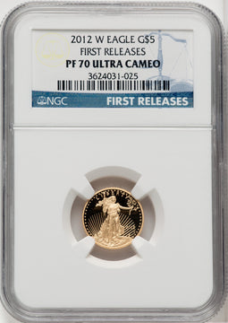 2012-W Gold American Eagle 4-Coin Set NGC PF70