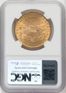 1896 $20 Liberty Double Eagle NGC MS62 (173907303)