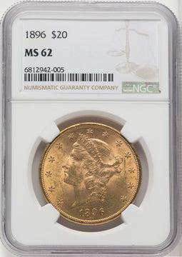 1896 $20 Liberty Double Eagle NGC MS62 (173907298)