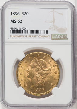 1896 $20 Liberty Double Eagle NGC MS62 (571783018)