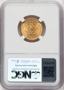 1901-S $5 Liberty Half Eagle NGC MS65 (763101003)