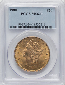 1900 $20 Liberty Double Eagle PCGS MS62+
