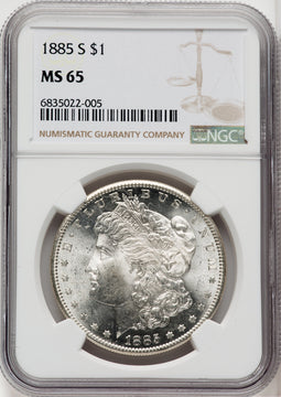 1885-S $1 Morgan Dollar NGC MS65 (765833030)