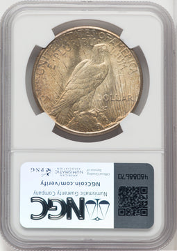 1923-S $1 Peace Dollar NGC MS64+