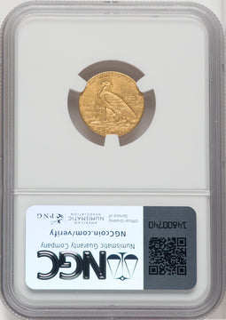 1912 $2.50 Indian Quarter Eagle NGC MS63