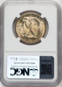 1946-D 50C Walking Liberty Half Dollar NGC MS67 (763449008)