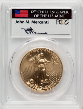 2016-W $50 One-Ounce Gold Eagle Philadelphia PCGS SP70