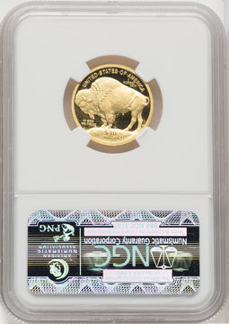2008-W $10 Quarter-Ounce Gold Buffalo Brown Label NGC PF70 (766429002)