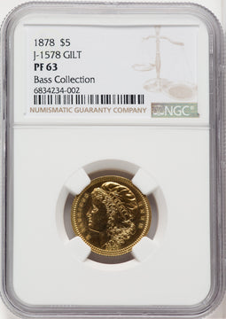 1878 $5 J-1578 RB Patterns NGC MS63