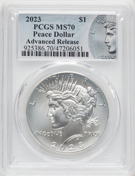 2023 Peace Dollar AR Commemoratives PCGS MS70