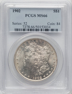 1902 $1 Morgan Dollar PCGS MS66