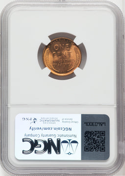 1946-D 1C RD Lincoln Cent NGC MS67+