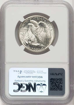 1941 50C Walking Liberty Half Dollar NGC MS68