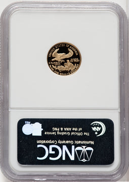 2007-W 4-Coin Set Gold American Eagle Brown Label NGC PF70