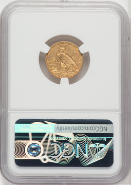 1911 $2.50 Indian Quarter Eagle NGC MS62 (764168008)