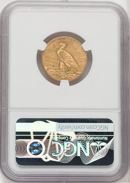 1911-S $5 Indian Half Eagle NGC MS63