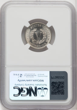 1883 5C NO CENTS Liberty Nickel NGC MS67