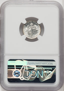 1960 10C FB Roosevelt Dime NGC MS67+