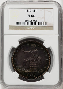 1879 T$1 Proof Trade Dollar NGC PR66