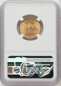 1900 $5 Liberty Half Eagle NGC MS66